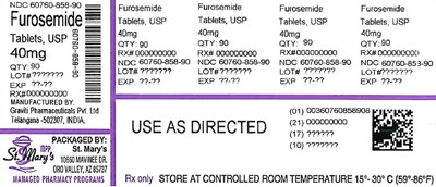 858-90 (Furosemide 60760 858 90)